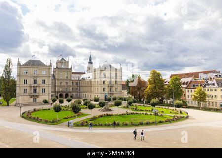 Coburg, Germany - September 16, 2022: Ehrenburg Palce in ancient city of Coburg in Upper Franconia, Bavaria in Germany Stock Photo