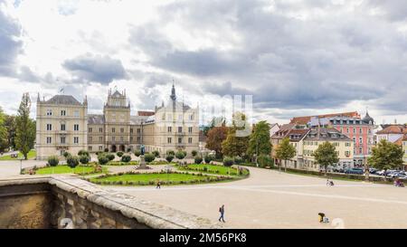 Coburg, Germany - September 16, 2022: Ehrenburg Palce in ancient city of Coburg in Upper Franconia, Bavaria in Germany Stock Photo