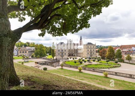 Coburg, Germany - September 16, 2022: Ehrenburg Palce in ancient city of Coburg in Upper Franconia, Bavaria in Germany Stock Photo