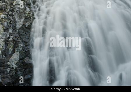 View of the Oshinkoshin Falls. Shiretoko Peninsula. Hokkaido. Japan. Stock Photo