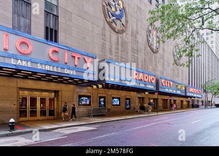 Radio City Music Hall Stock Photo