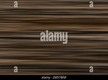 Dark brown wood horizontal stripes gradient design art for backgrounds. Blurred Motion. Vector Illustration. Stock Vector