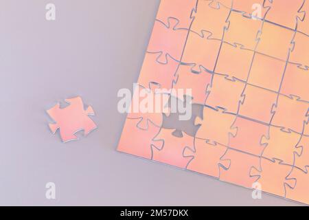 The missing puzzle piece Stock Photo