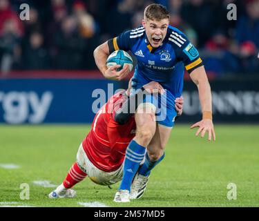 Garry Ringrose Of Leinster During The United Rugby Championship Round 9 