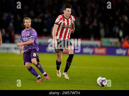Sheffield, England, 26th December 2022.  Anel Ahmedhodzic of Sheffield Utd during the Sky Bet Championship match at Bramall Lane, Sheffield. Picture credit should read: Andrew Yates / Sportimage Credit: Sportimage/Alamy Live News Stock Photo