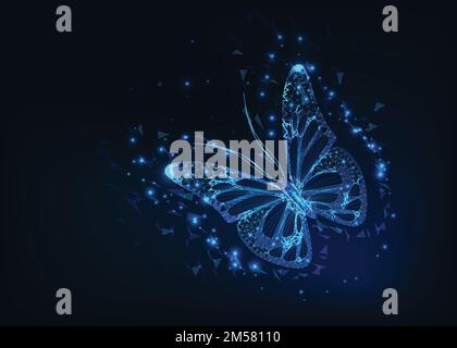 beautiful lines shape butterfly logo vector symbol icon design graphic  illustration Stock Vector Image & Art - Alamy