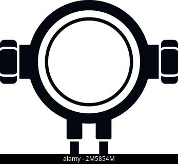 Junction box icon simple vector. Electric power. Safety wall Stock Vector