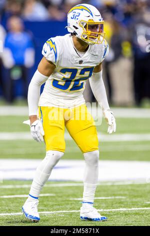 Los Angeles Chargers safety Alohi Gilman (32) against the Kansas