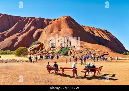 Uluru Ayers Rock. Northern Territory. Australia Stock Photo