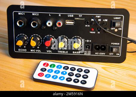 bluetooth power amplifier power amplifier mini bluetooth Stock Photo
