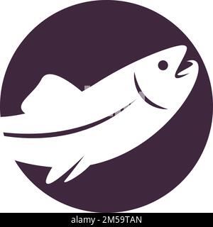 Fish Logo design illustration vector Template Stock Vector
