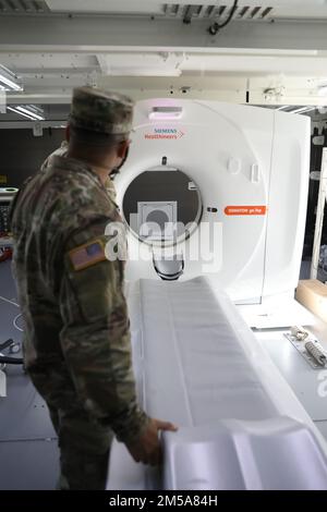 Medical staff with the 14th Combat Support Hospital, 44th Medical ...