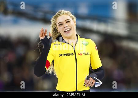 Jutta Leerdam Netherlands Reacts After Womens Foto stock editorial - Imagem  stock