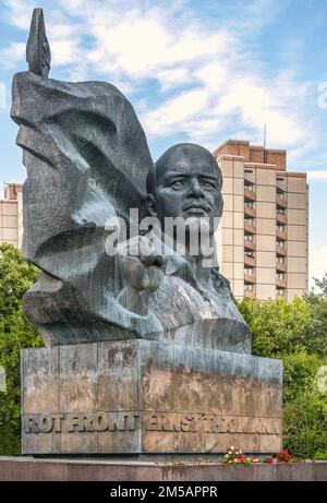 Berlin, Prenzlauer Berg, Greifswalder Str., Ernst-Thälmann-Denkmal Stock Photo