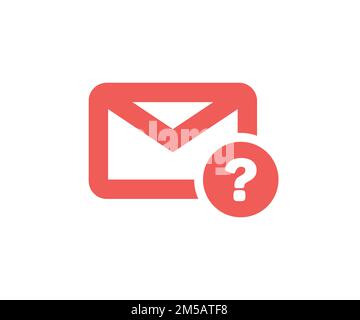 Social Media Question and Answer, Message Request logo design. Using personal or professional business network. FAQ symbol concept vector design. Stock Vector