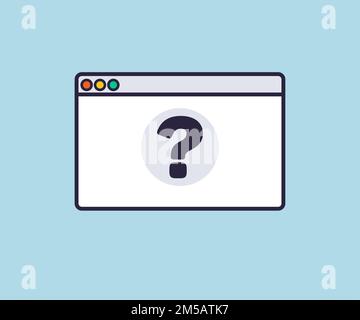 Web browser request, communication technology and marketing date logo design. Find the information on the internet. Technology concept vector design. Stock Vector
