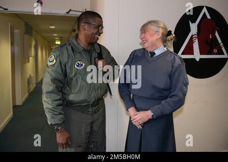 Raf Shane Rutherford Royal Air Force Sq. Ldr. Jayne Robertson, left, RAF commander for RAF ...