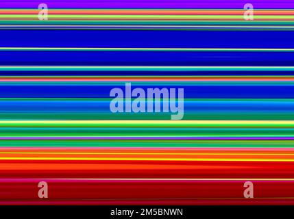 Colorful horizontal stripes gradient design art for backgrounds. Blurred Motion. Vector Illustration. Stock Vector