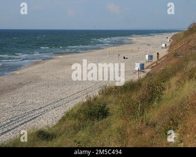 Dunes and beach on the Baltic Sea in the Curonian Spit National Park, Dune, Nida, Curonian Spit, Lithuania Stock Photo