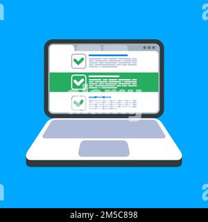 Claim form. Vector illustration flat design. Stock Vector