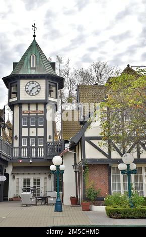 Danish Architecture in Solvang Stock Photo