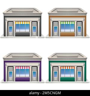 Store icons set. Vector eps 10. Stock Vector