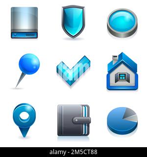 Web icons Stock Vector