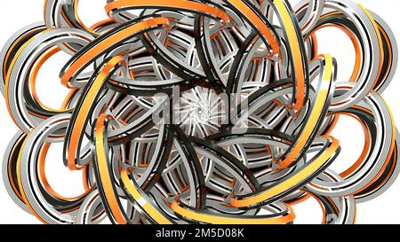 Abstract and optical illusion background Stock Photo