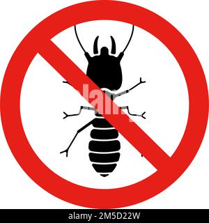 Termite  vector icon illustration Stock Vector