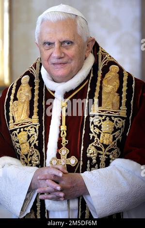 Vatican City State, Vatikanstadt. 28th Dec, 2022. Pope Benedict XVI/dpa/Alamy Live News Stock Photo