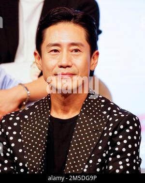 Shin Ha-Kyun, Aug 22, 2022 : Actor Shin Ha-Kyun attends a production press conference for Coupang Play web drama 'Unicorn' in Seoul, South Korea. Credit: Lee Jae-Won/AFLO/Alamy Live News Stock Photo