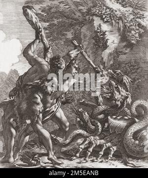 Hercules killing the hydra hi-res stock photography and images - Alamy