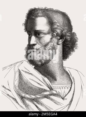 Aristotle, 384-322 BC, ancient Greek philosopher and scientist Stock Photo