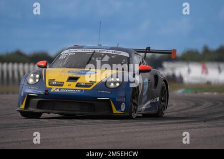 Porsche Carrera Cup Race Sunday Thruxton 2022 Stock Photo