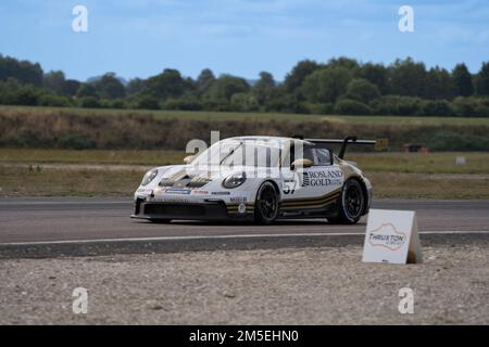 Porsche Carrera Cup Race Sunday Thruxton 2022 Stock Photo