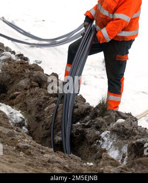 Broadband expansion in rural areas Stock Photo - Alamy
