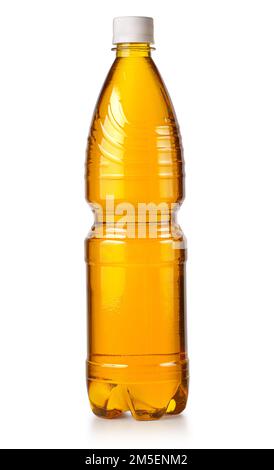 oil plastic bottle isolated on white background with clipping path Stock Photo