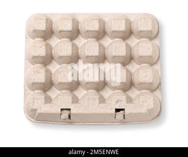 Quail eggs in cardboard packaging. Top view. Stock Photo