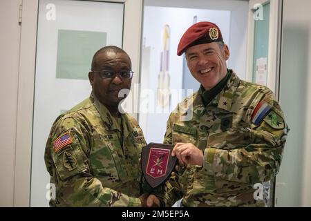 U.S. Army Col. Kendrick Traylor, commander of Area Support Group-Black ...