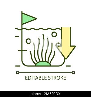 Algaculture RGB color icon Stock Vector Image & Art - Alamy