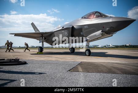 354th Expeditionary Fighter Squadron A-10 at Powidz Air Base Stock ...