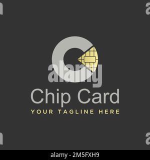 Digital chip circuit font. Tech typography, alphabet letters and ...