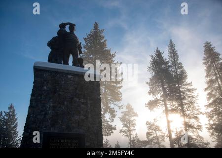 Donner State Park, is an excellent place to visit near Truckee, CA, to learn about the history of the area. Stock Photo