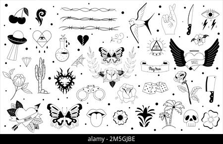 Transparent Tribal Wings Png  Butterfly Tattoos Png Download   Transparent Png Image  PNGitem
