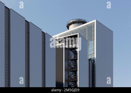 Lausward combined heat and power plant, gas power plant, steam turbine ...
