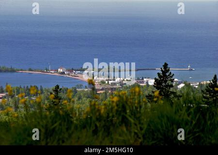 Gunflint Lake Scenic Overlook Stock Photo - Alamy