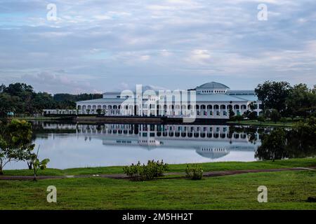 The architecture of Sarawak State Library in Kuching, Malaysia Stock Photo