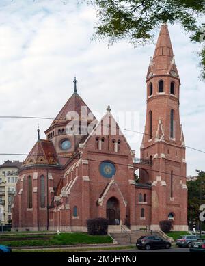 The Buda Calvinist Church in Budapest, Hungary Stock Photo