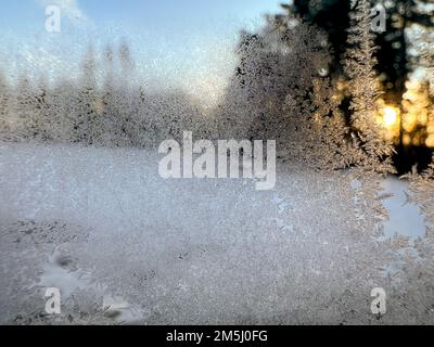 Frozen ice on the wall (pattern). Close-up. Frozen ice on the wall (pattern) Stock Photo