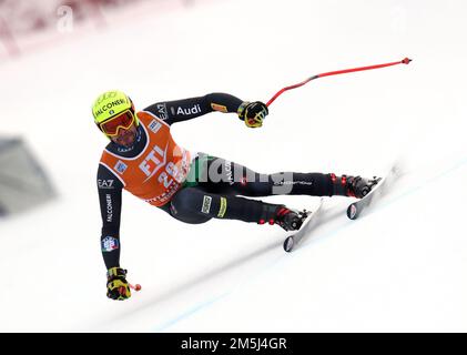 Bormio, Italy. 29th Dec, 2022. Sport Sci Bormio Men's Super G, Christof Innerhofer in action on the Stelvio slope, December 29, 2022 Photo Felice Calabro'/Fotogramma Editorial Usage Only Credit: Independent Photo Agency/Alamy Live News Stock Photo